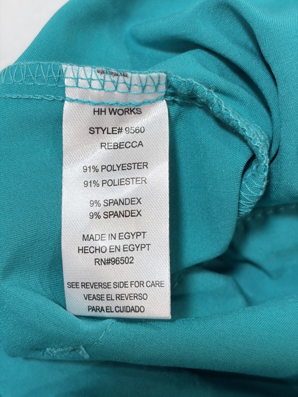 healing hands Teal Drawstring Medical Scrub Pants - Picture 11 of 14
